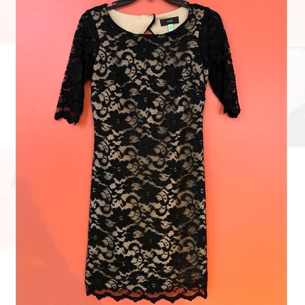 Women’s Black Open back dress